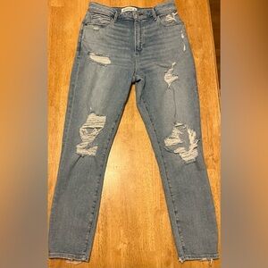 Y2K Abercrombie & Fitch The High Rise Super Skinny Ankle Jeans, Size 29/8